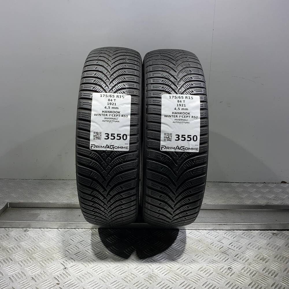 Gomme Usate 175 65 R15 84T Hankook Winter I*Cept RS2 Invernali - immagine 2