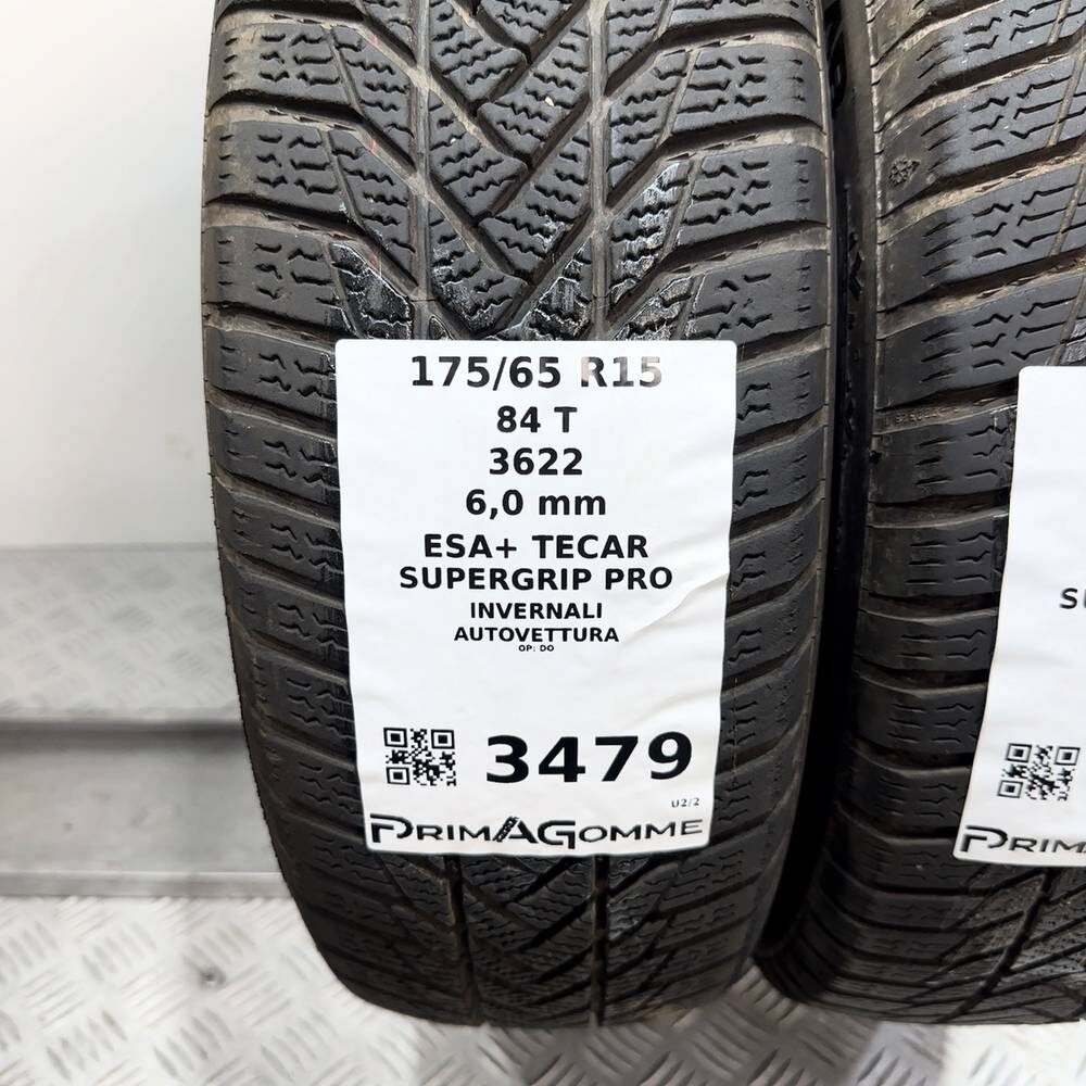 Gomme Usate 175 65 R15 84T Esa+ Tecar Supergrip Pro 86% Invernali - immagine 3