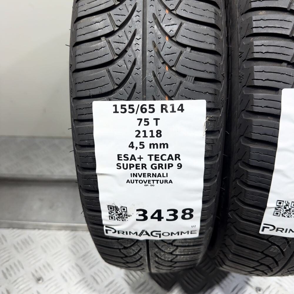 Gomme Usate 155 65 R14 75T Esa+ Tecar Super Grip 9 Invernali - immagine 3
