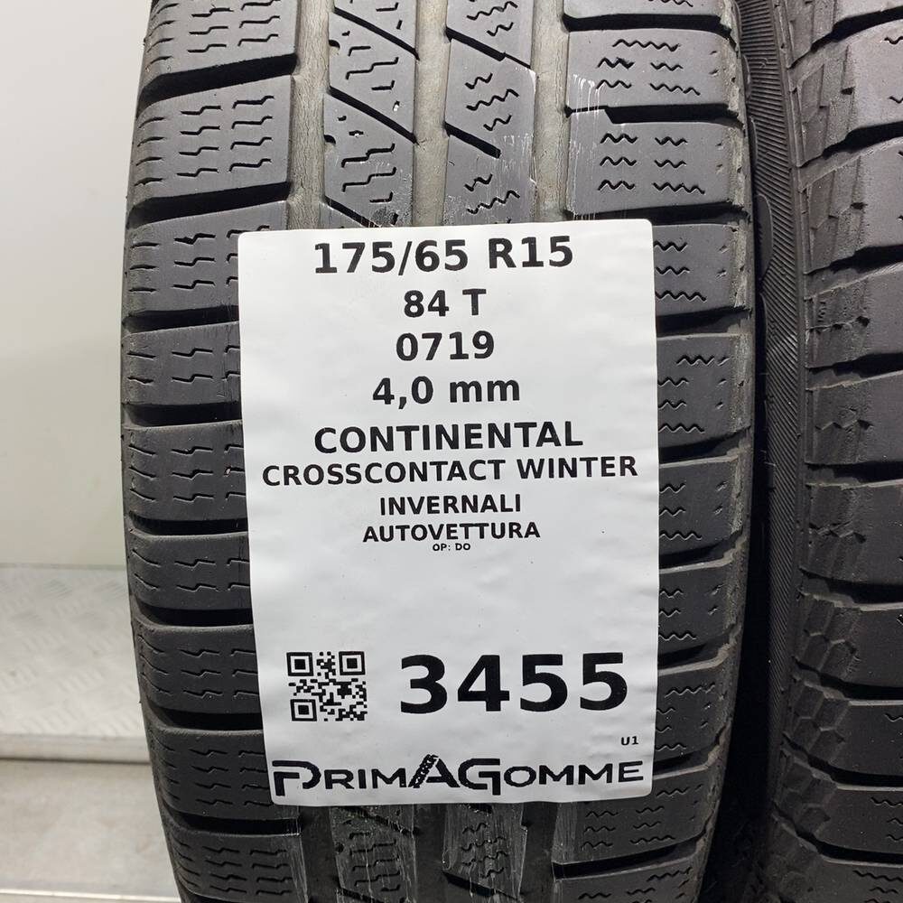 Gomme Usate 175 65 R15 84T Continental Crosscontact Winter Invernali - immagine 3