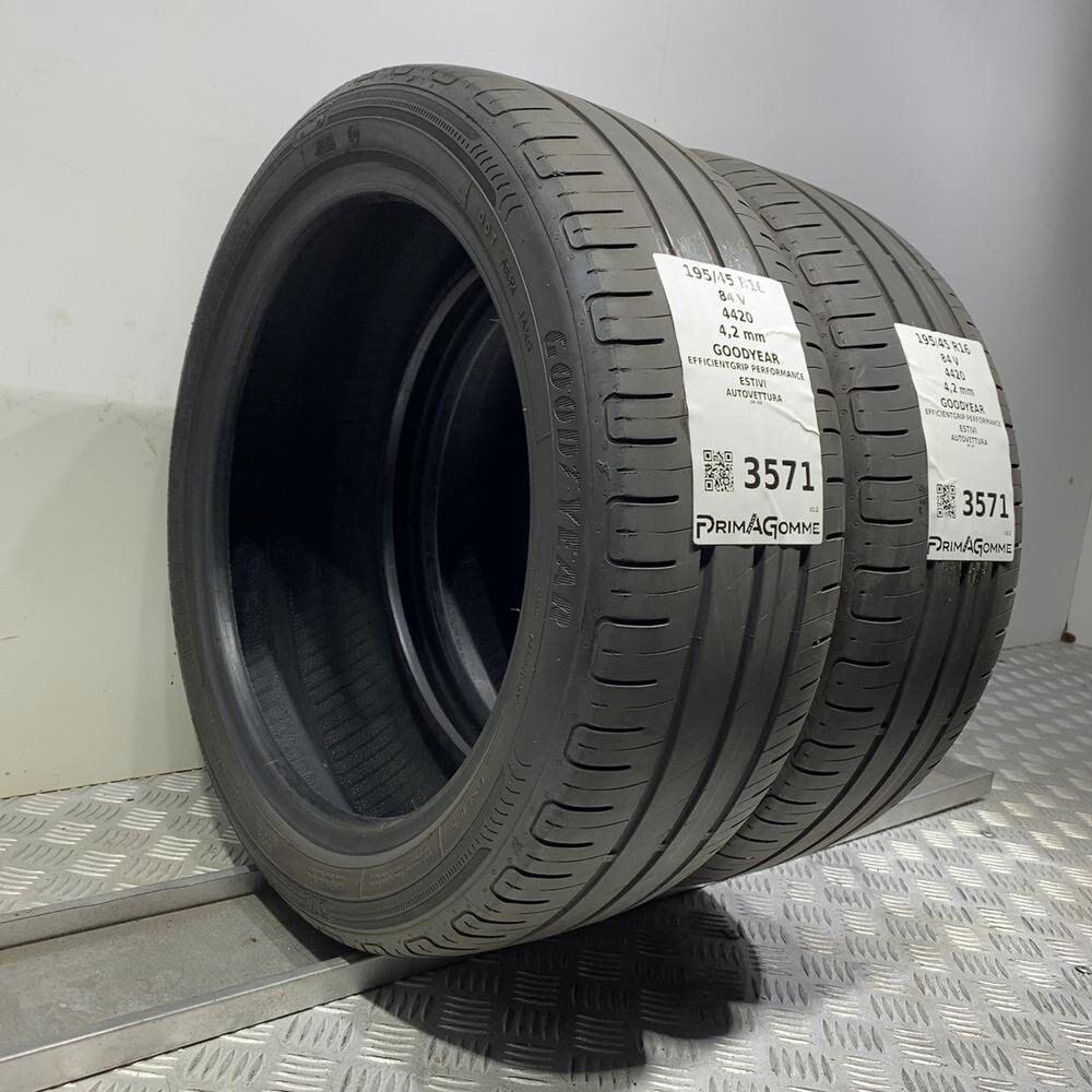 Gomme Usate 195 45 R16 XL 84V Goodyear Efficientgrip Performance Estive - immagine 3