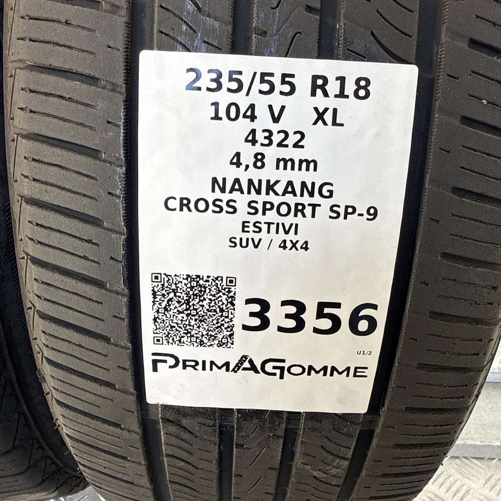 Gomme Usate 235 55 R18 104V XL NANKANG CROSS SPORT SP-9 Estive - immagine 3