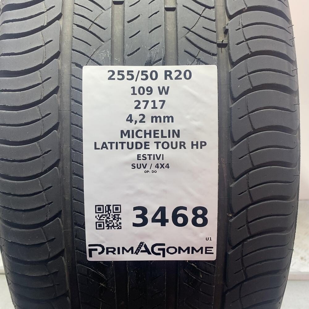Gomma Usata 255 50 R20 109W XL Michelin Latitude Tour HP Estivo - immagine 3