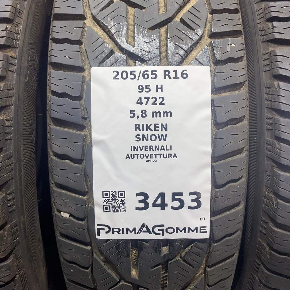 Gomme Usate 205 65 R16 95H Riken Snow 71% Invernali - immagine 3