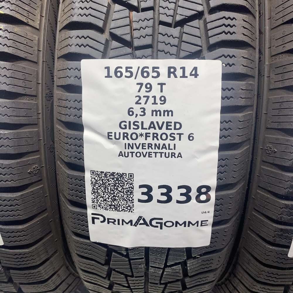 Gomme Usate 165 65 R14 79T Gislaved Euro*Frost 6 90% Invernali - immagine 3