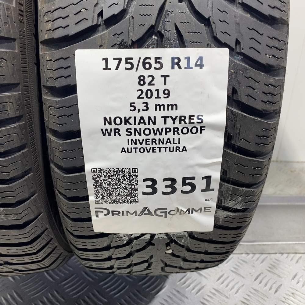 Gomme Usate 175 65 R14 82T Nokian Tyres WR Snowproof 76% Invernali - immagine 3