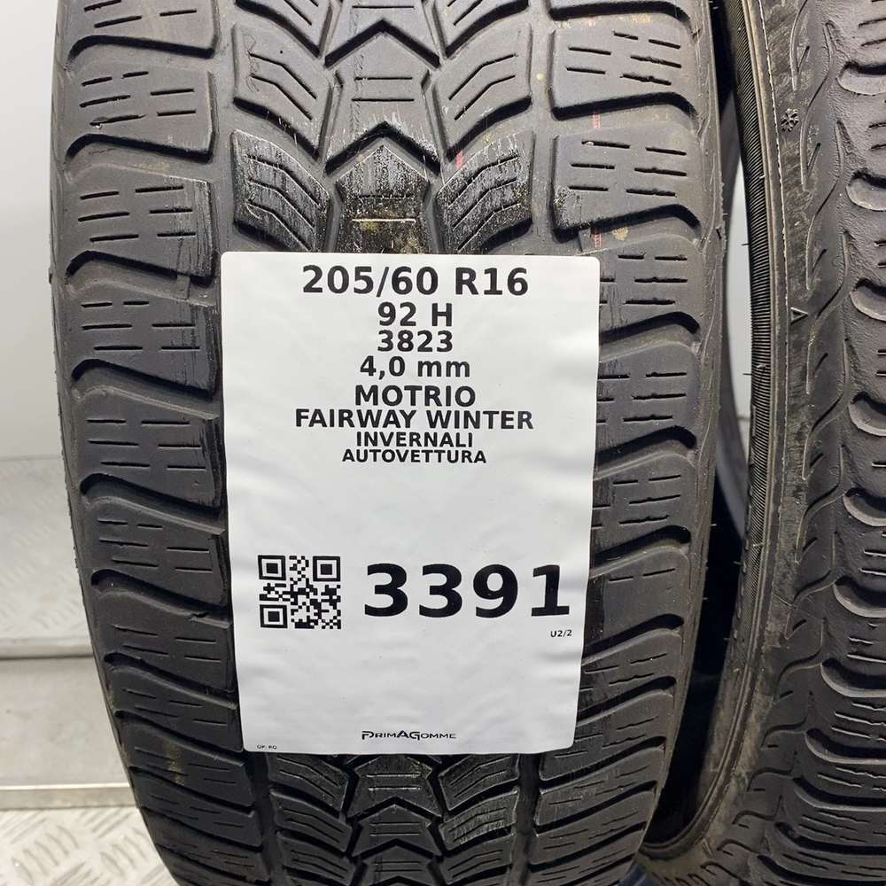Gomme Usate 205 60 R16 92H Motrio Fairway Winter Invernali - immagine 3