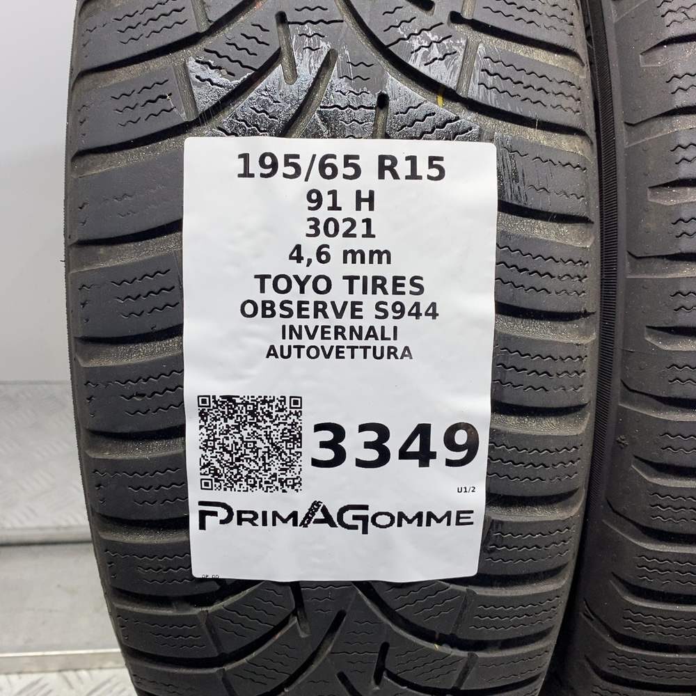 Gomme Usate 195 65 R15 91H Toyo Tires Observe S944 Invernali - immagine 3
