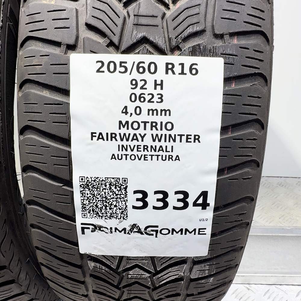 Gomme Usate 205 60 R16 92H Motrio Fairway Winter Invernali - immagine 3