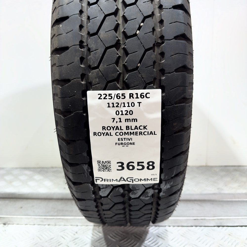 Gomma Usata 225 65 R16C 112/110T Royal Black Royal Commercial 98% Estivo - immagine 3