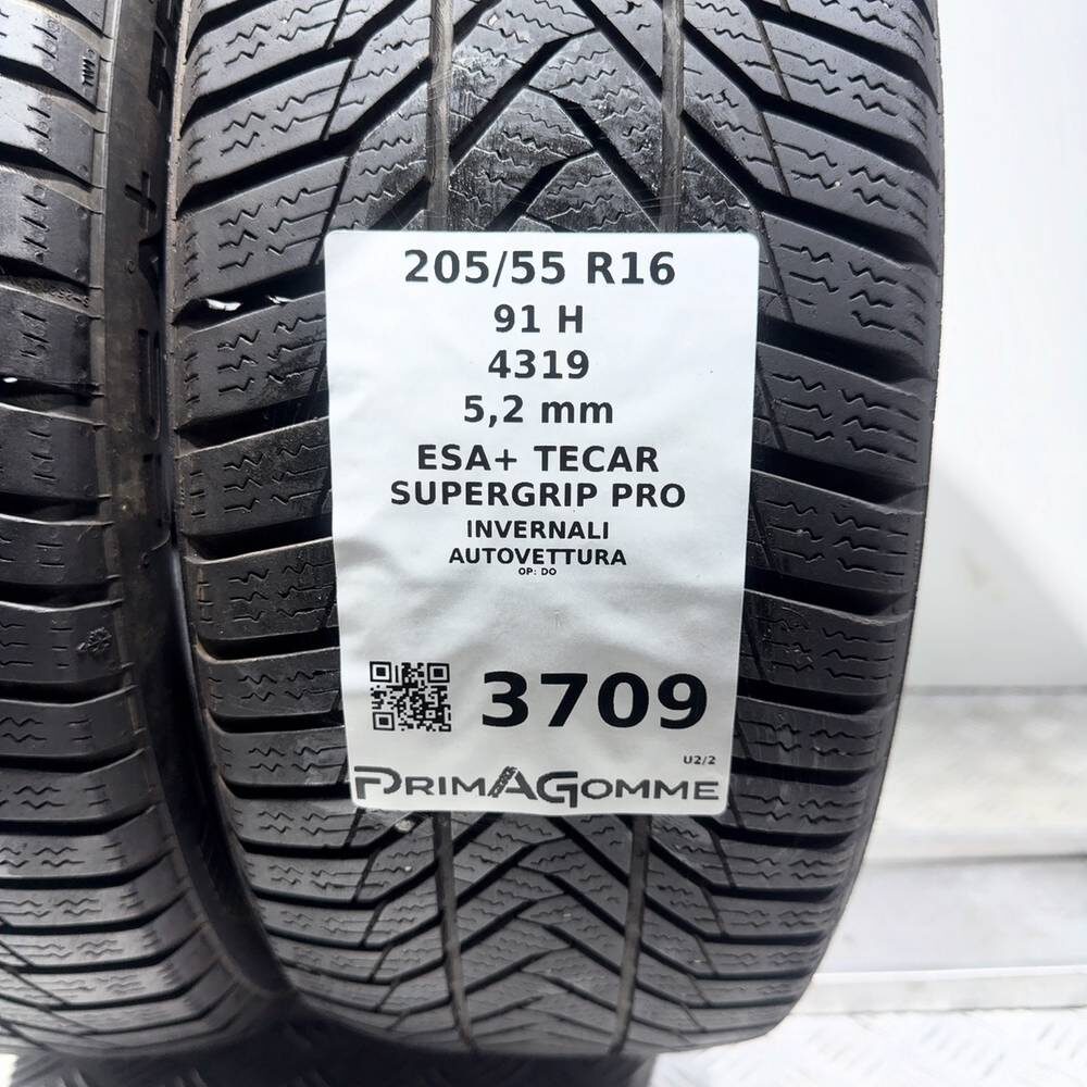 Gomme Usate 205 55 R16 91H Esa+ Tecar Supergrip Pro 74% Invernali - immagine 3