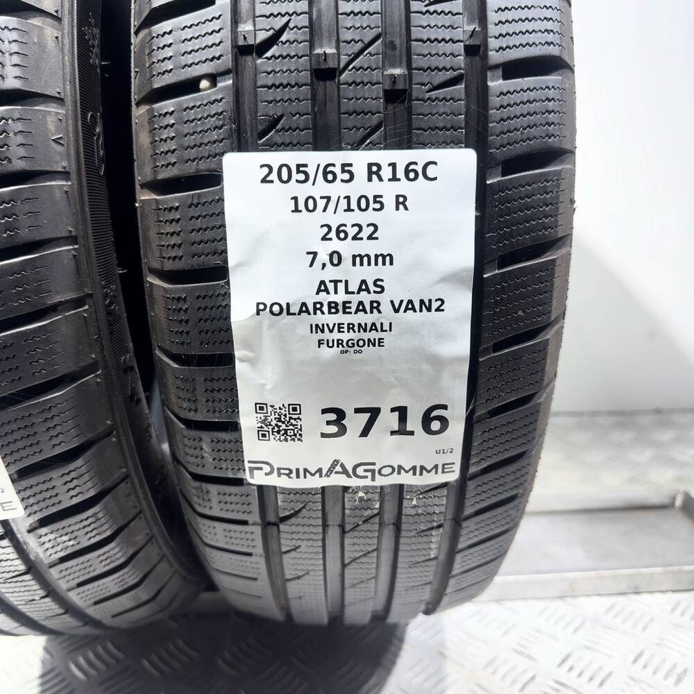 Gomme Usate 205 65 R16C 107/105R Atlas Polarbear Van2 98% Invernali - immagine 3