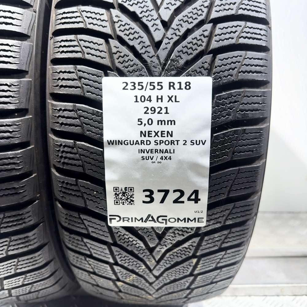Gomme Usate 235 55 R18 104H XL Nexen Winguard Sport 2 SUV 71% Invernali - immagine 3