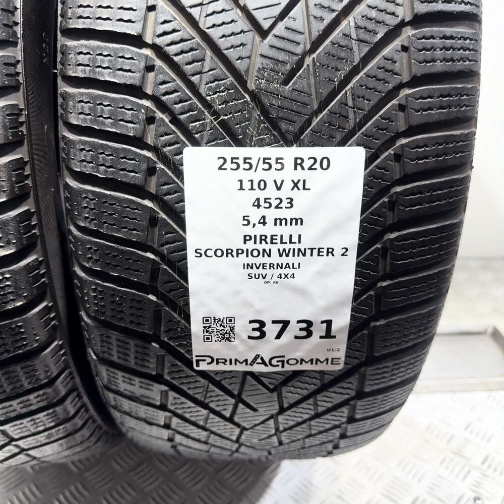 Gomme Usate 255 55 R20 XL 110V Pirelli Scorpion Winter 2 77% Invernali - immagine 3
