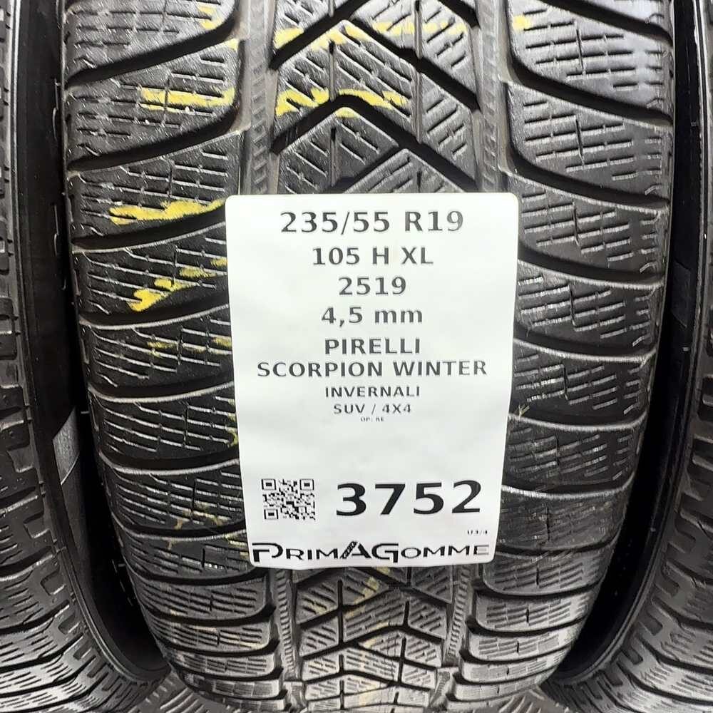 Gomme Usate 235 55 R19 105H XL Pirelli Scorpion Winter Invernali - immagine 3