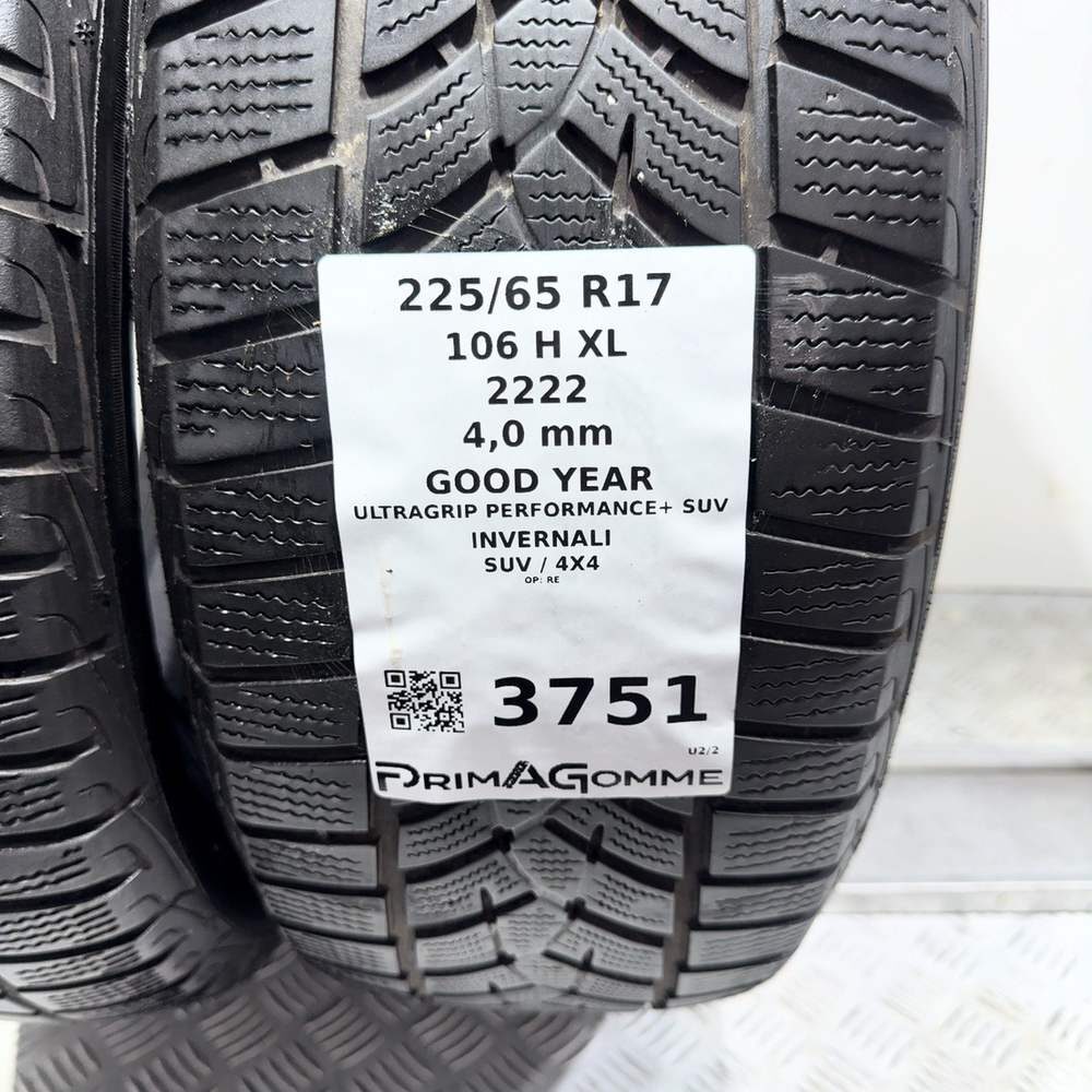 Gomme Usate 225 65 R17 106H XL Goodyear Ultragrip Performance+ SUV Invernali - immagine 3