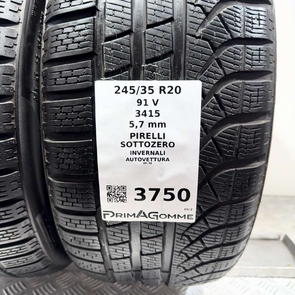 Gomme Usate 245 35 R20 91V Pirelli Sottozero 81% Invernali - immagine 3