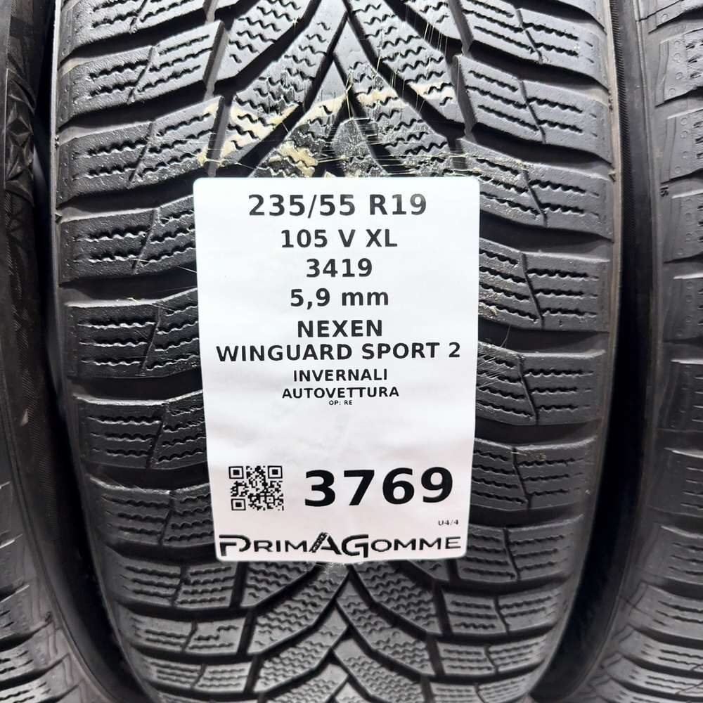 Gomme Usate 235 55 R19 105V XL Nexen Winguard Sport 2 84% Invernali - immagine 3