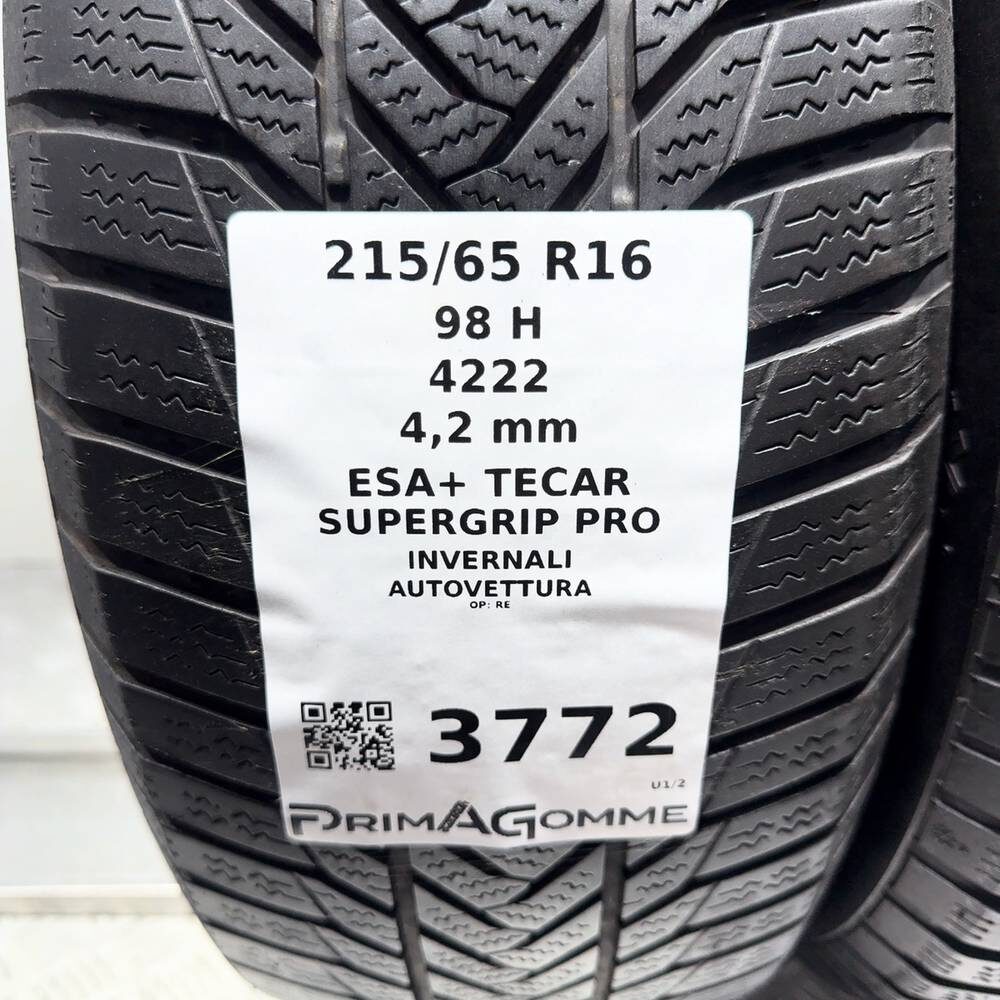 Gomme Usate 215 65 R16 98H Esa+ Tecar Supergrip Pro Invernali - immagine 3