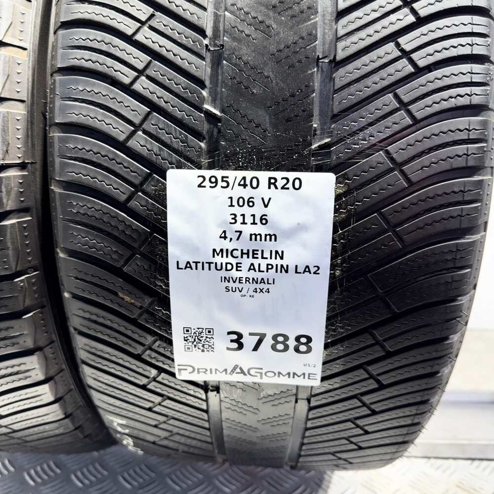 Gomme Usate 295 40 R20 106V Michelin Latitude Alpin LA2 Invernali - immagine 3