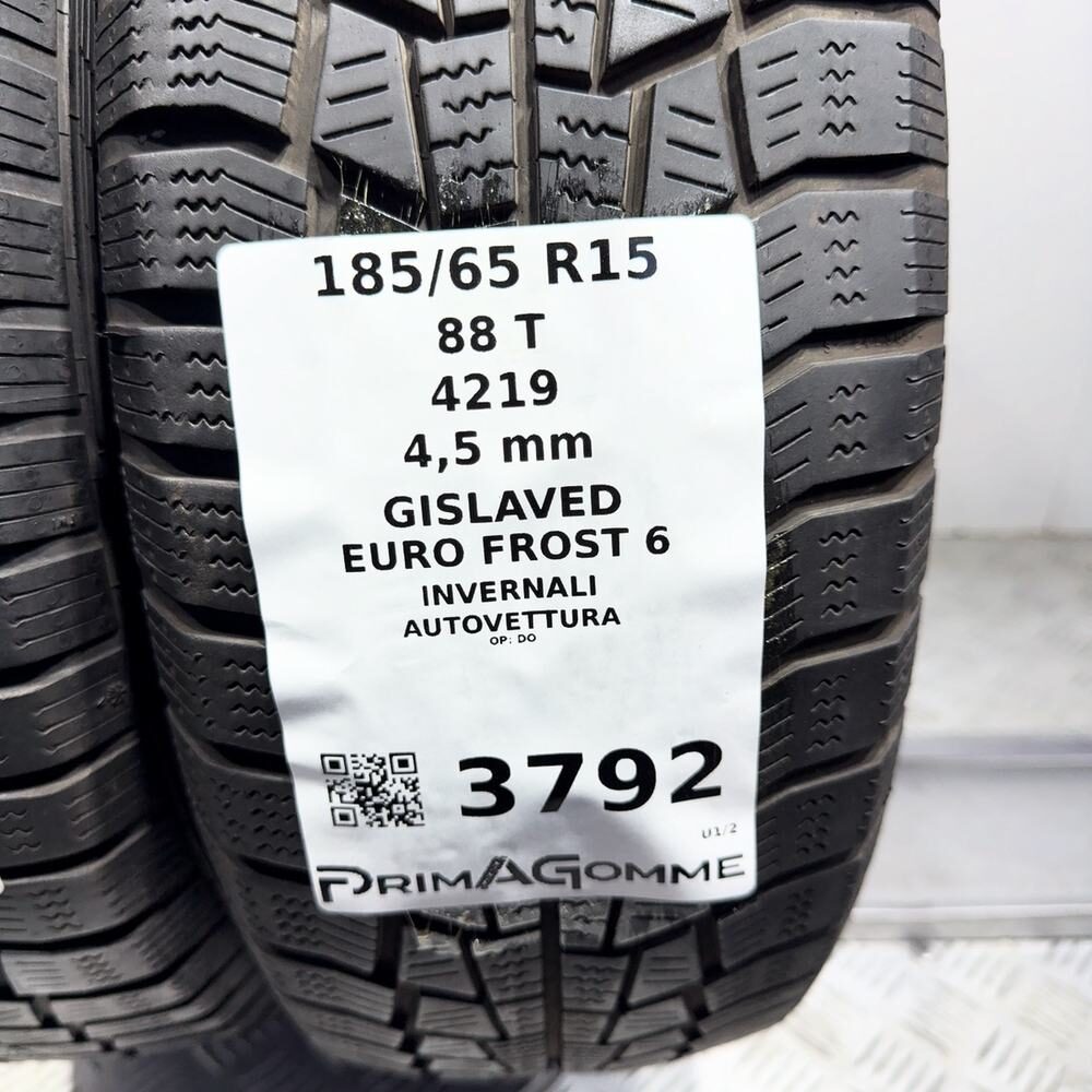 Gomme Usate 185 65 R15 88T Gislaved Euro Frost 6 Invernali - immagine 3