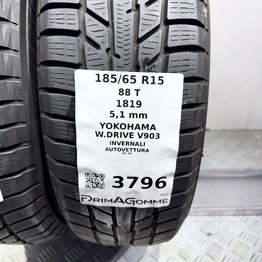 Gomme Usate 185 65 R15 88T Yokohama W.Drive V903 73% Invernali - immagine 3