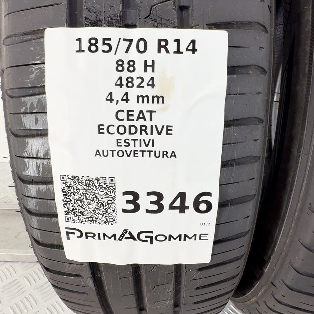 Gomme Usate 185 70 R14 88H CEAT ECODRIVE Estive - immagine 3