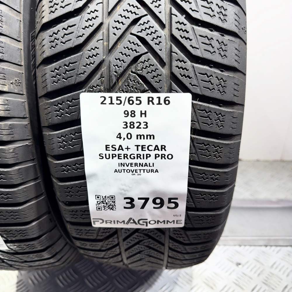 Gomme Usate 215 65 R16 98H Esa+ Tecar Supergrip Pro Invernali - immagine 3