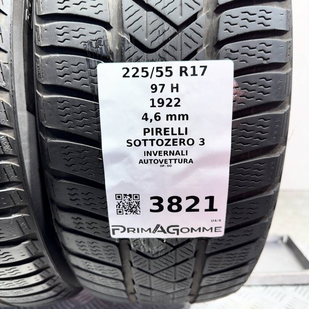 Gomme Usate 225 55 R17 97H Pirelli Sottozero 3 Invernali - immagine 3