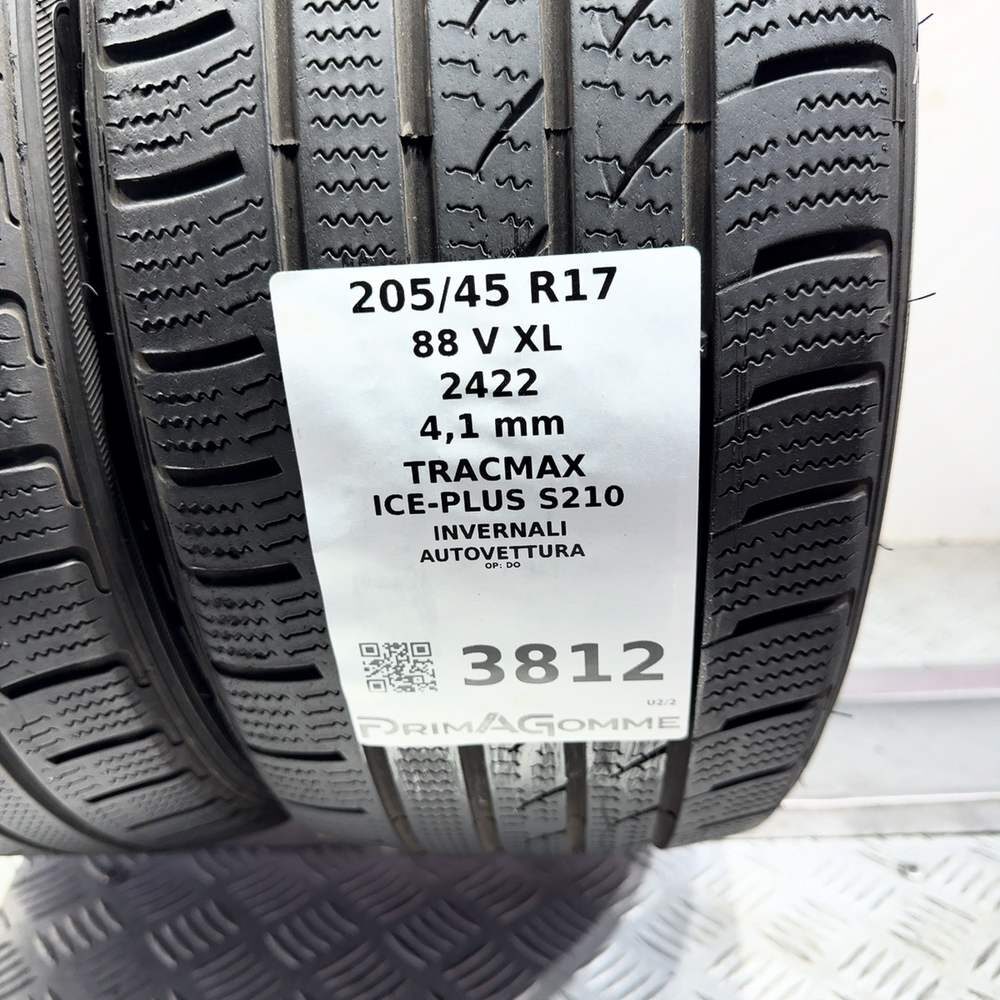 Gomme Usate 205 45 R17 88V XL Tracmax Ice-Plus S210 Invernali - immagine 3