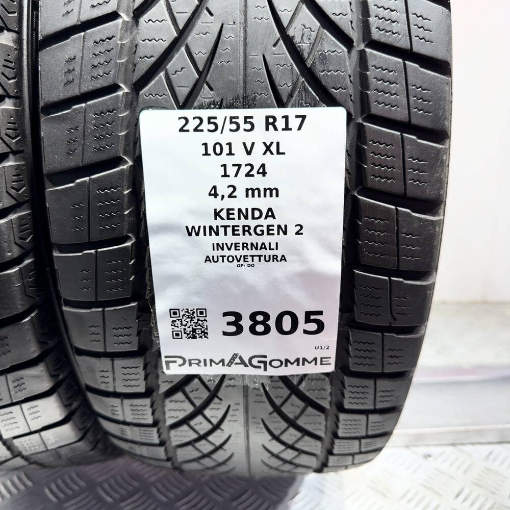 Gomme Usate 225 55 R17 101V XL Kenda Wintergen 2 Invernali - immagine 3