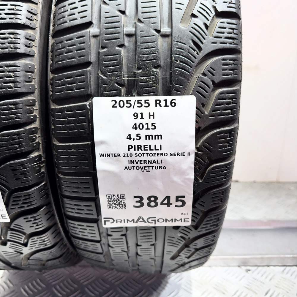 Gomme Usate 205 55 R16 91H Pirelli Winter 210 Sottozero Serie II Invernali - immagine 3