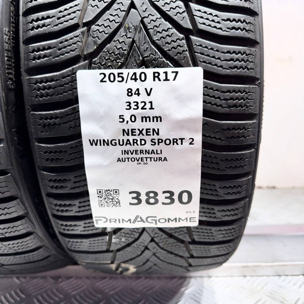 Gomme Usate 205 40 R17 84V Nexen Winguard Sport 2 71% Invernali - immagine 3