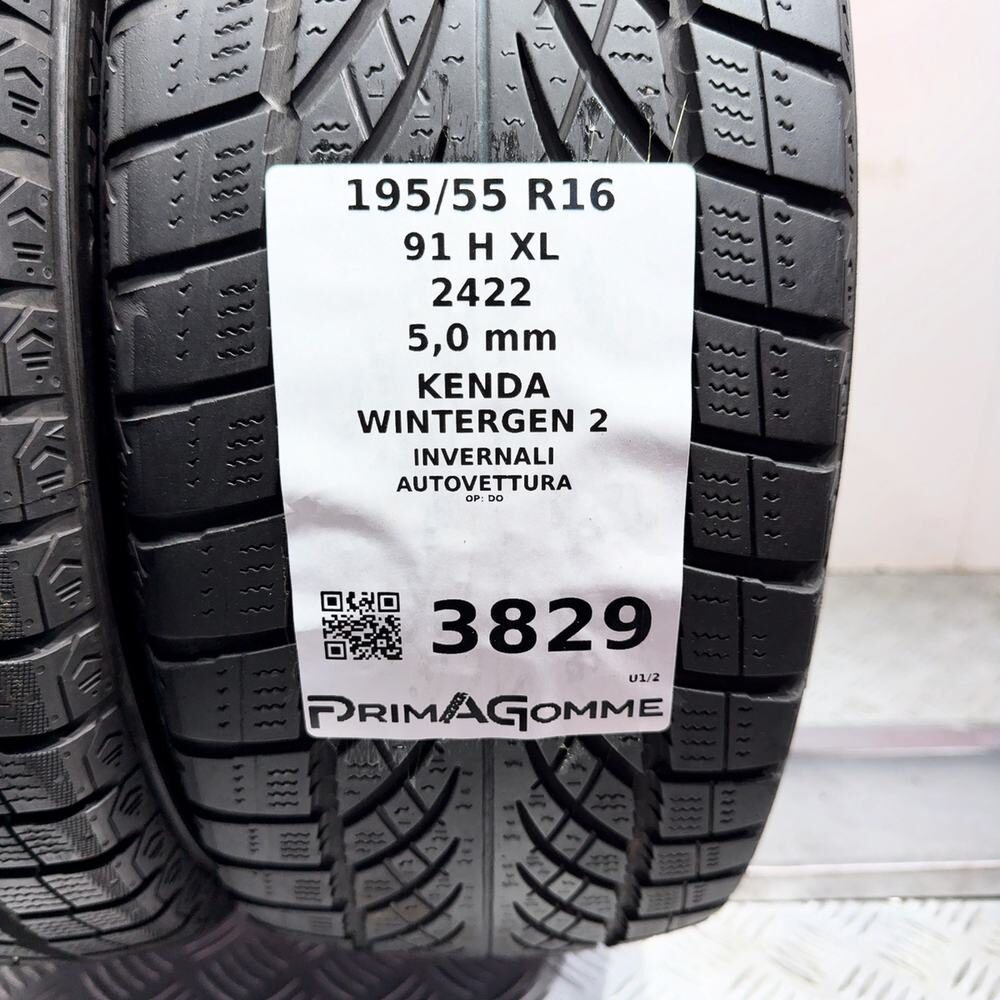 Gomme Usate 195 55 R16 91H XL Kenda Wintergen 2 71% Invernali - immagine 3