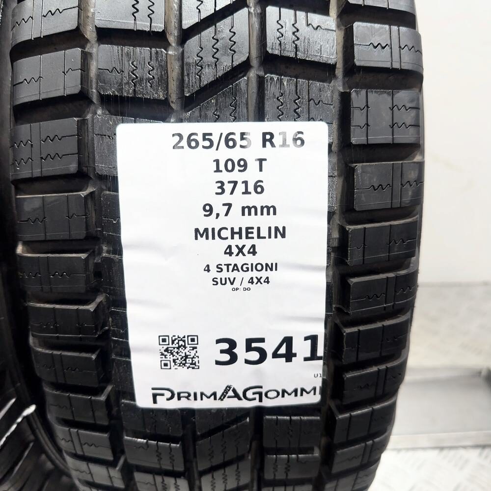 Gomme Usate 265 65 R16 109T Michelin 4X4 98% 4 Stagioni - immagine 3