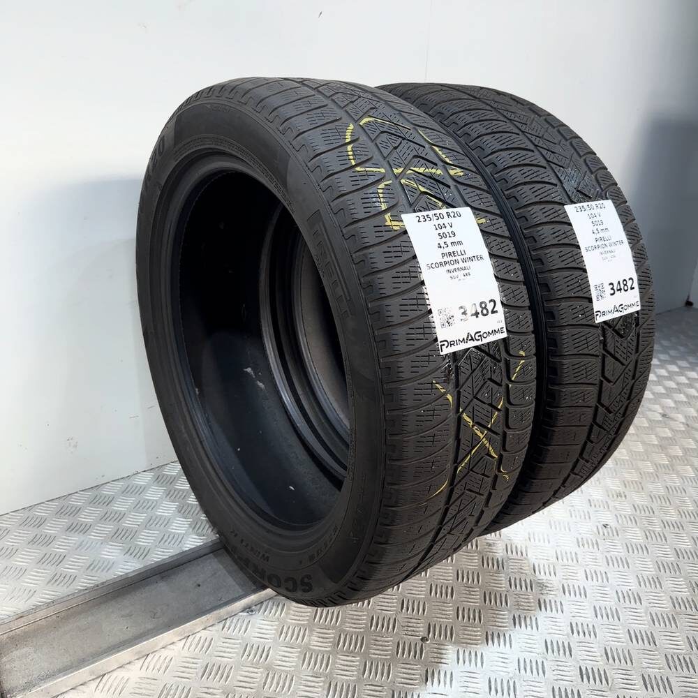 Gomme Usate 235 50 R20 104V Pirelli Scorpion Winter Invernali - immagine 4
