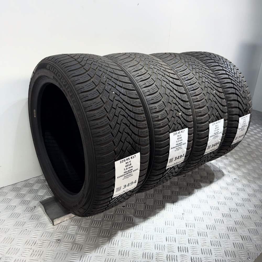 Gomme Usate 225 45 R17 XL 94V Falken Eurowinter HS01 98% Invernali - immagine 4