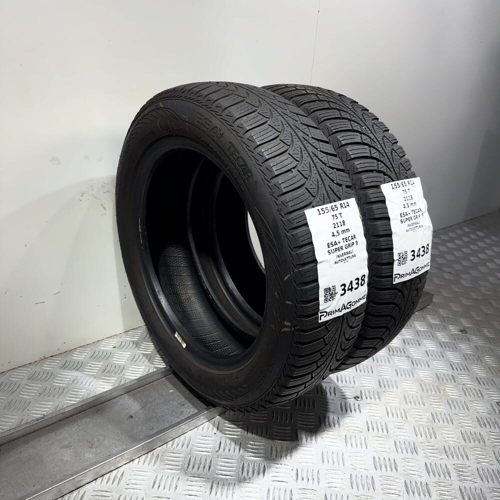 Gomme Usate 155 65 R14 75T Esa+ Tecar Super Grip 9 Invernali - immagine 4