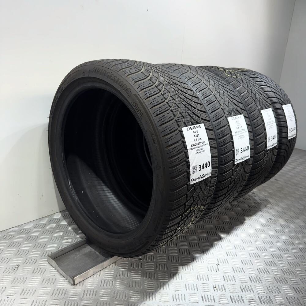 Gomme Usate 225 40 R18 92V XL Bridgestone Blizzak Driveguard LM005 Invernali - immagine 4