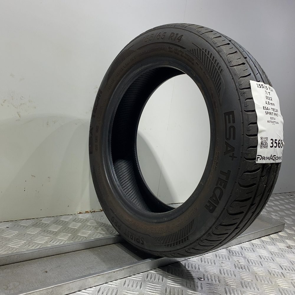 Gomma Usata 155 65 R14 75T Esa+ Tecar Spirit Pro Estivo - immagine 4