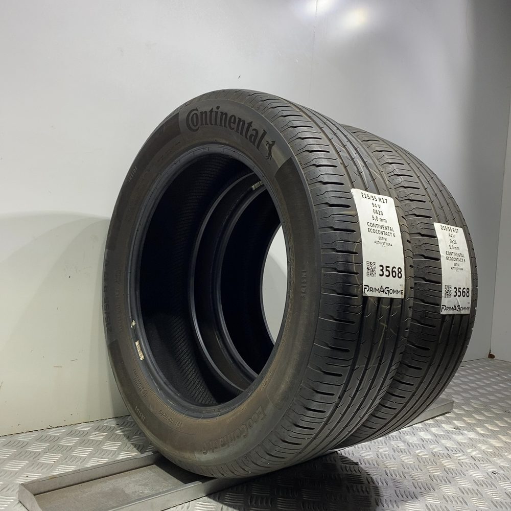 Gomme Usate 215 55 R17 94V Continental Ecocontact 6 71% Estive - immagine 4