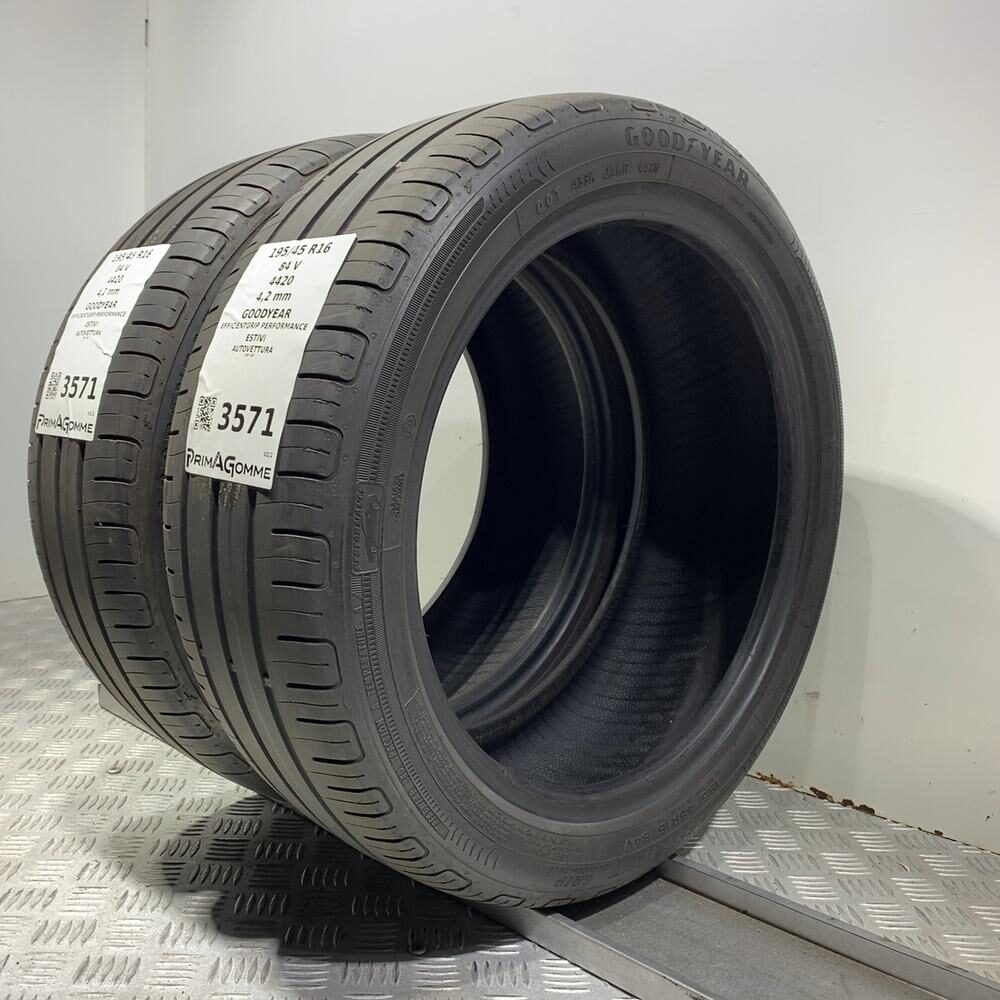Gomme Usate 195 45 R16 XL 84V Goodyear Efficientgrip Performance Estive - immagine 4