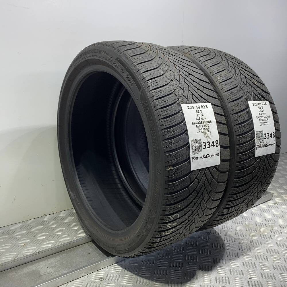 Gomme Usate 225 40 R18 92V Bridgestone Blizzak 6 Invernali - immagine 4