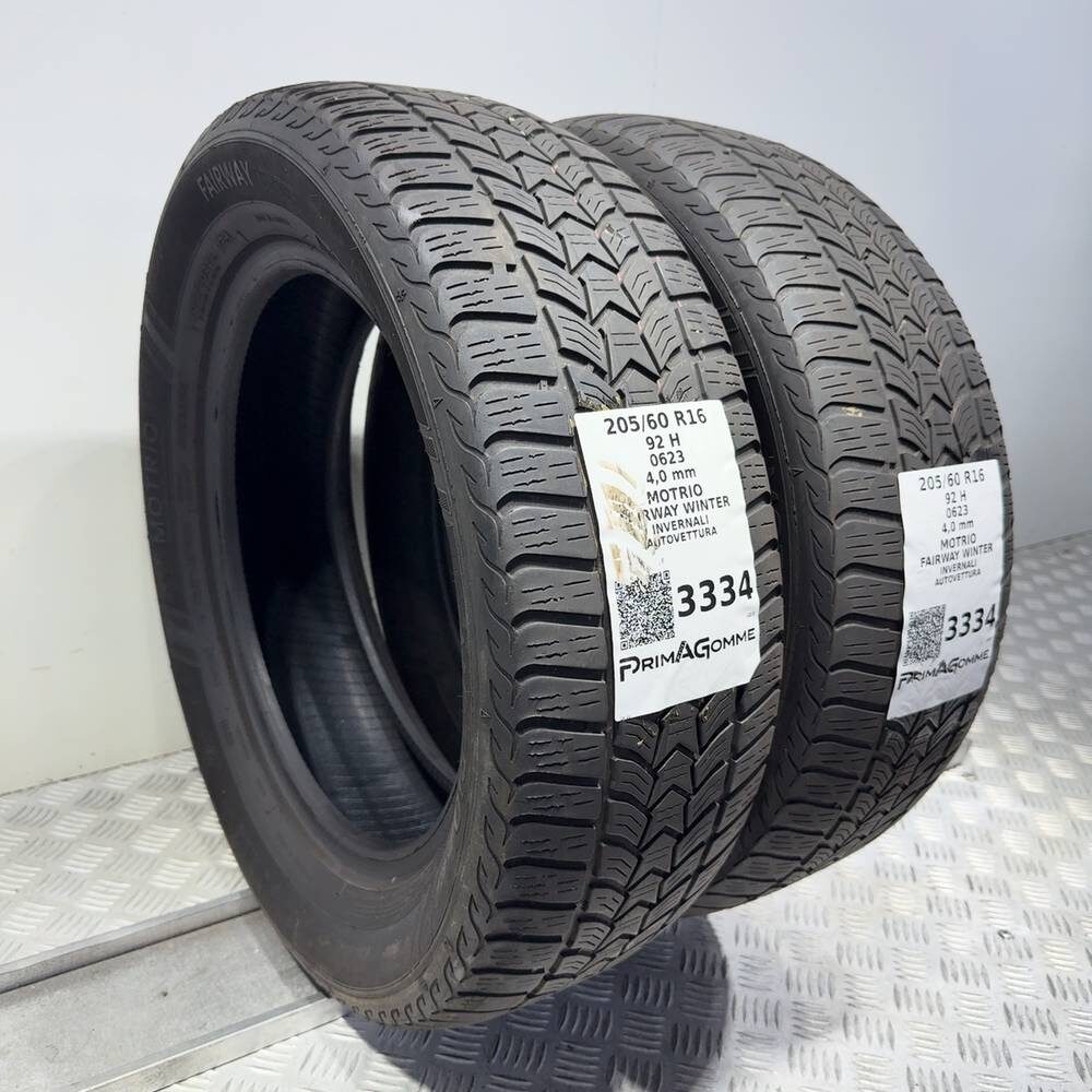 Gomme Usate 205 60 R16 92H Motrio Fairway Winter Invernali - immagine 4