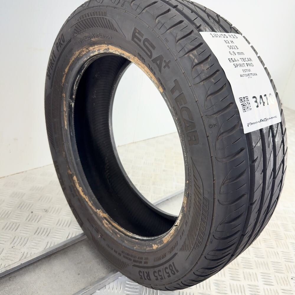 Gomma Usata 185 55 R15 82H ESATECAR SPIRIT PRO 98% Estivo - immagine 4