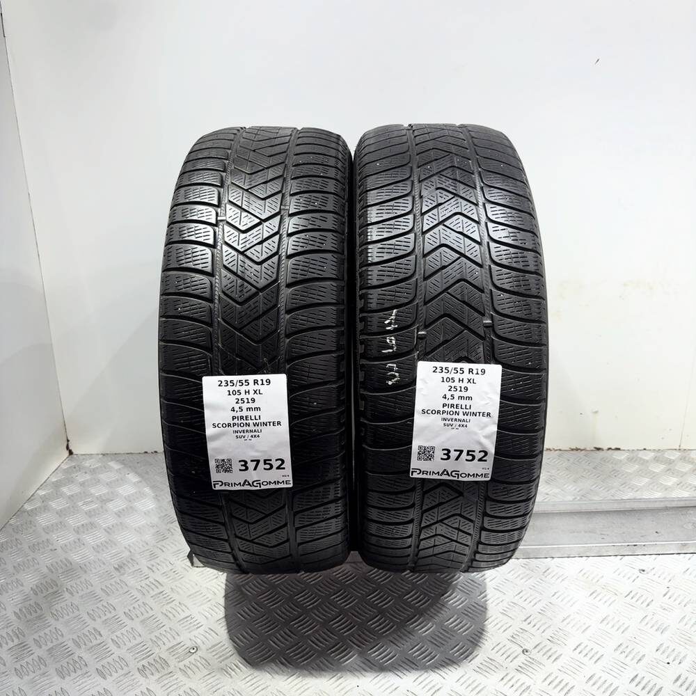 Gomme Usate 235 55 R19 105H XL Pirelli Scorpion Winter Invernali - immagine 4