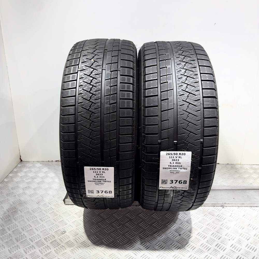 Gomme Usate 265 50 R20 111V XL Triangle Snowlink Twt02 73% Invernali - immagine 4