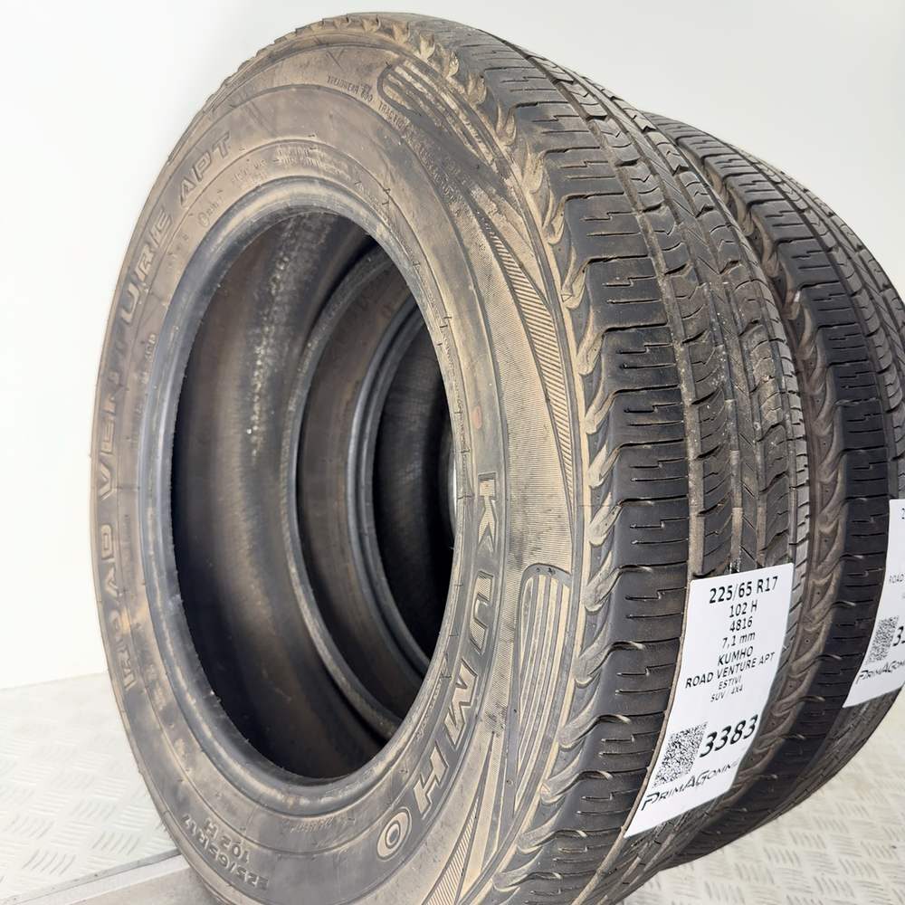 Gomme Usate 225 65 R17 102H KUMHO ROAD VENTURE APT 98% Estive - immagine 4