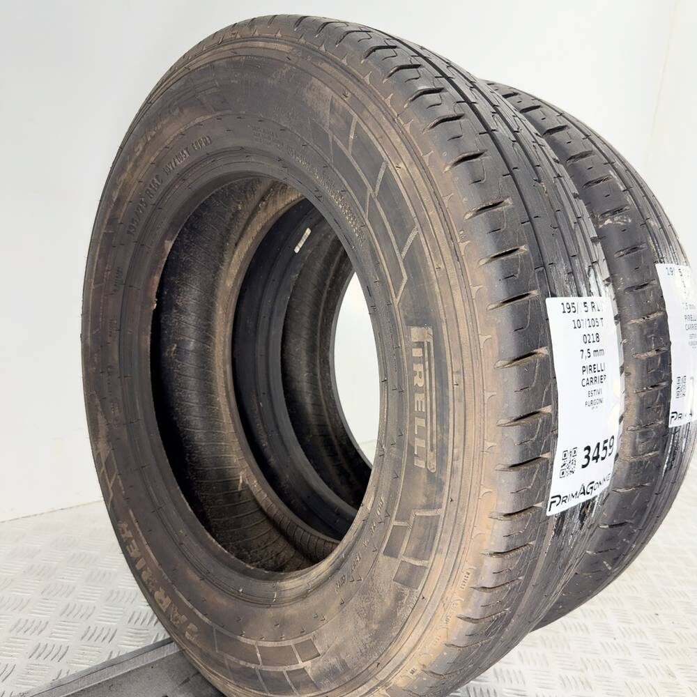Gomme Usate 195 75 R16C 107/105T PIRELLI CARRIER 98% Estive - immagine 4