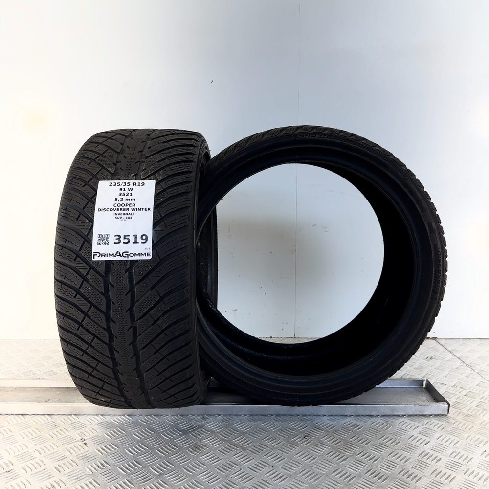 Gomme Usate 235 35 R19 91W XL Cooper Discoverer Winter 74% Invernali - immagine 4